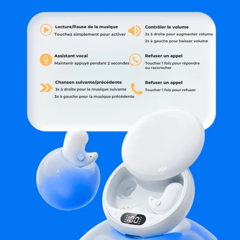 Claripods Écouteurs  confort